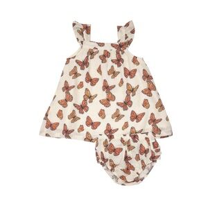 NWT! Angel Dear Monarch Butterfly Print Baby/Toddler Dress